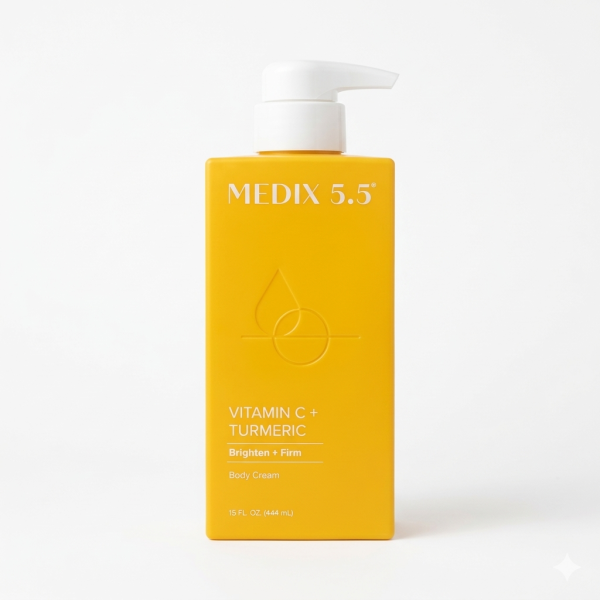MEDIX 5.5 VITAMIN C + TUMERIC BRIGHTEN + FIRM BODY LOTION 15 Fl Oz