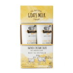 Goat Milk Moisturising Hand Cream- Duo Pack 4oz