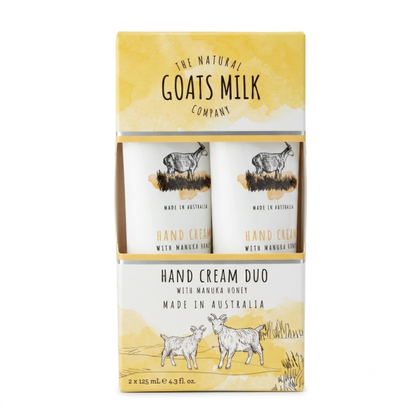 Goat Milk Moisturising Hand Cream- Duo Pack 4oz