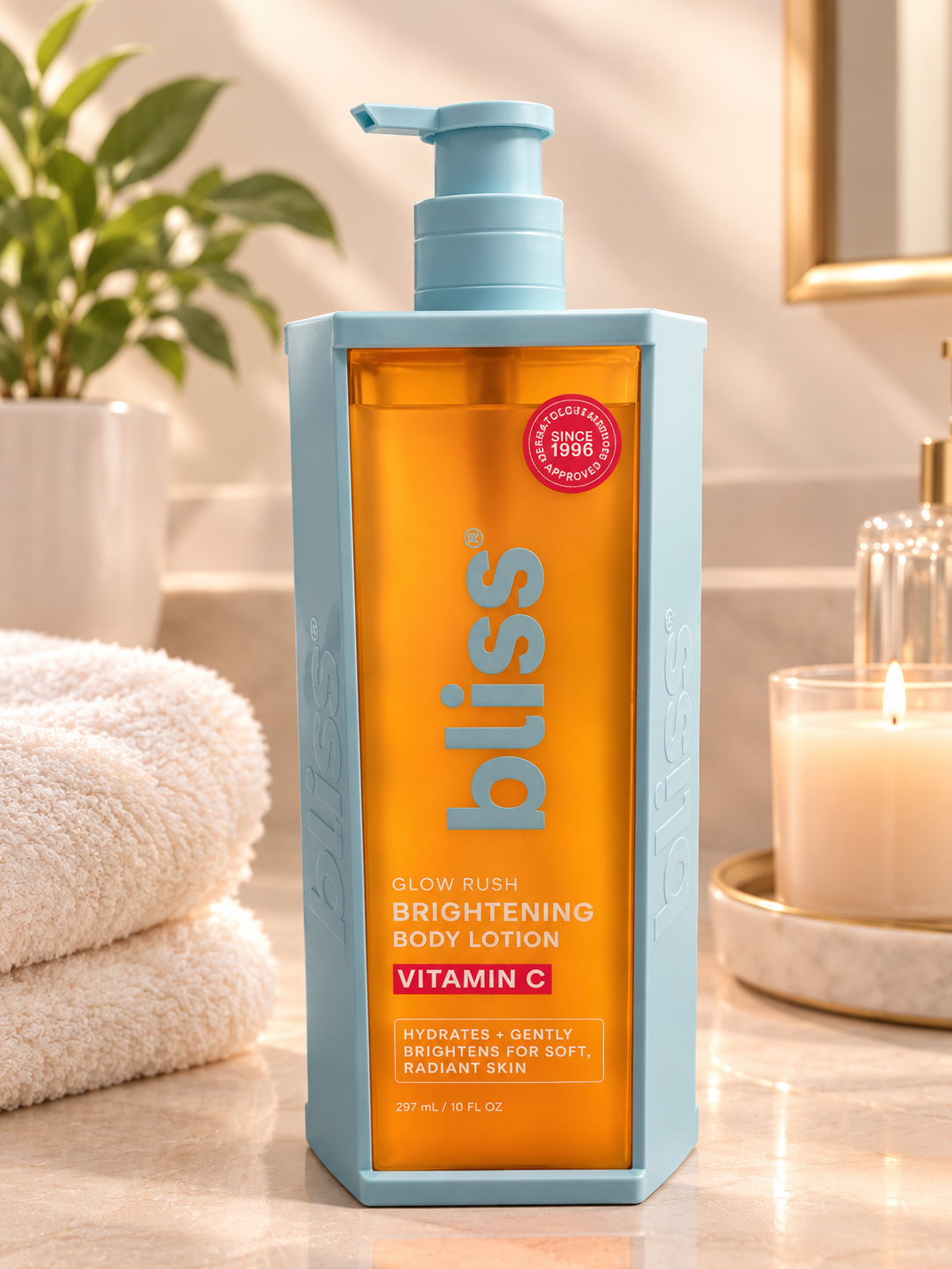 Bliss Glow Rush Brightening Body Lotion-28 Fl Oz/830 Ml